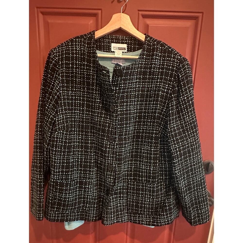 CM Shapes Blazer with Blue shirt